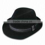 High Quality Cheap Women's Cotton Fedora Hat With Bowknot thumbnail-1