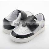 Kids Shoes Silver Glitter Style Rubber Gum Sole Shoes thumbnail-4