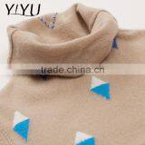 Customized Winter Women Turtleneck Jacquard Knit Pattern Cashmere Sweater thumbnail-4