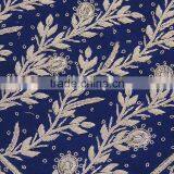 Blue Dabka Hand Embroidered Exquisite Velvet Accent Ethnic Indian Pillowcases thumbnail-3