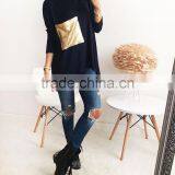 2017 NEW Fashion Women's Long Sleeve Casual Blouse Top T-shirt thumbnail-2