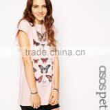 PETITE Boyfriend T-Shirt With Butterfly Print thumbnail-1