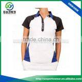 Female Fashion New Design Dry Fit Polyester Spandex Golf Shirts With Your Own Logo thumbnail-1