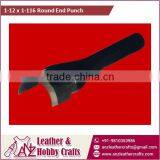 1-12 x 1-116 Round End Punch for Traditional Leather Craftmanship
