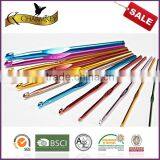 Charmkey Metal Knitting Tools 12pcs Colorful Aluminum Crochet Hook Set Crochet Patterns thumbnail-3