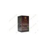 Custom Black Gold Foil Paper Cardboard Wine Box For Vsop Packing With Velvet