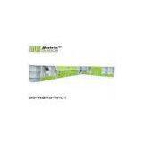 Modern Green Single Foldable Horizontal Wall Bed With Computer Table thumbnail-1