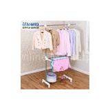 DIY Steady Free Standing Towel Rack / Removable & Retractable Metal Garment Racks thumbnail-1