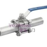 3PC Stainless Steel BW Long Type Ball Valve