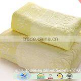 China Factory Hot Sales Eco-friendly Jacquard 100% Bamboo Fiber Towel Set thumbnail-1
