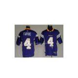 #4 Favre Minnesota Vikings Purple /white Color Nfl Jersey thumbnail-1