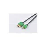 GREEN COLOUR Super fine Micro HDMI (Type D) to HDMI1.4V High Speed HDMI Cable