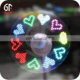 New Design Chargeable Mini Table Fan With Led Message thumbnail-3