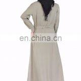 New Design Khaki Abaya Fabric,latest Abaya Designs With Belt,women Abaya Turkey thumbnail-3