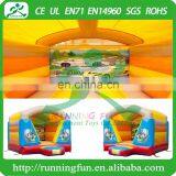 Indoor Mini Inflatable Auto Bouncy House With Roof thumbnail-1