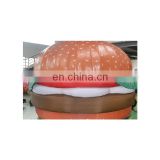 hot advertising food inflatable hamburger with blower