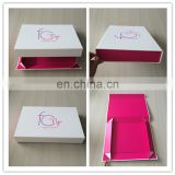 It's Really Beautiful Flat Packed Folding Paperboard Boxes Custom Lingerie and Clothing Packaging Box