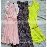 quality used clothes lady fashionable cotton dress for sale