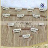 Natural Cheap 100% Human Hair Virgin 200 Grams Clip in Hair Extensions thumbnail-1