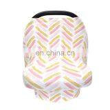 Classic Design Stretchy Car Seat Cover Baby Carseat Canopy Privacy Breastfeeding Cover Shopping Cart Cover thumbnail-6