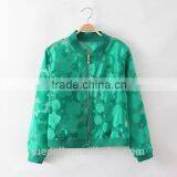 OEM Clothing 2015 Plus Size Clothing Women Clear Bomer Jacket thumbnail-1