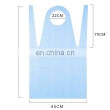 Disposable Blue Aprons Transparent CPE Plastic Medical Grade Disposable Kitchen Painting Salon Restaurant Drug STORES thumbnail-2