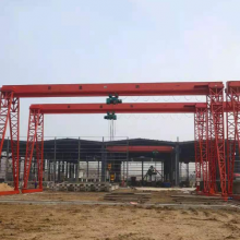 MH 1t Electric Gantry Crane，Outdoor Stockyard, Gantry Crane, Electric Hoist thumbnail-3