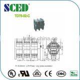 16.00mm Pitch Panel Mount Terminal Block 4 Pin Connectors thumbnail-5