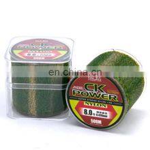 Factory Direct Sale Fishing Line Camouflage Invisible 500 Meters Nylon Main Black Pit Fishing Line Camouflage
