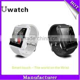 Chinese crazy sale Android operating u8 bluetooth smart watch silicone watch