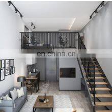 Modern Stair Balustrades & Handrails Duplex Luxury Guardrail Nordic Villa Fence Corridor Railing thumbnail-5