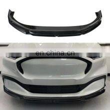 Car Front Bumper Lip Lower Splitter Trim Protection Car Air Dams Automotive Body Kit Painted Black Front Lip For Mustang Mach E thumbnail-2