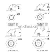 3 Years Warranty Office Home Modern Aluminum Cob 10w 15w 25w 35w Ip20 Led Spot Light thumbnail-5