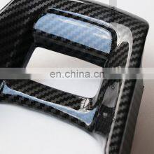 High Quality Car Steering Wheel Decorative Cover Trim Decal for Ford Bronco Accessories ABS Carbon Pattern thumbnail-2