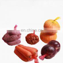 Hot Selling Customized Logo Printing Mesh Bag Net for Pack Eggs Protective Colorful Fruit and Vegetable Plastic Sleeve Net Bag