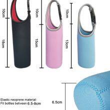 Neoprene Sleeve Water Bottle Carrier Pouch Cup Holder Sleeve With Carrying Handle for All 16oz-21oz Sport Bottles thumbnail-2