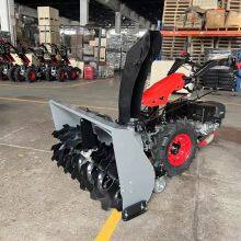 Snow Sweeper, Community Road Snow Removal Equipment, Full Gear Fuel, Small Hand-pushed Outdoor Snow Sweeper thumbnail-5