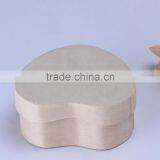 Poplar Heart Shape Food Box Wooden Box for Gift ,polar Wood Packing Box thumbnail-6