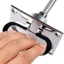 Boat Deck Hatch Lock 316 Stainless Steel Marine Hardware Square Boat Turning Lock thumbnail-4