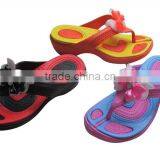 Women Eva Thick Sole Flip Flop With Flower Strap thumbnail-1