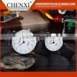 Alibaba Hot Cheap 3 Atm Quartz Men Genuine Leather Watches