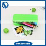 Custom Silicone Rubber Colored Pencil Cases/ Pencil Case Bag/ Cute Pencil Pouch