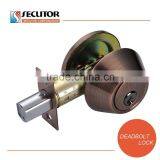 Satin Stainless Steel Single Cylinder Deadbolt thumbnail-6