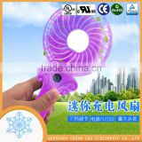 Shenzhen factory Rechargeable portable mini desk fan,mini handy fan,mini toy fan