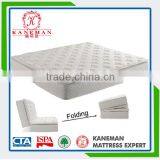 Folding pocket spring matrress