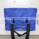 2016 Blue Pvc Bag Hand Zipper High Quality Insulated Lunch Cooler Bag PVC Cooler Ice Bag China Shopping Supplier's Choice thumbnail-4