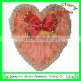 Fashion popular heart design handmade decoration chiffon lace shoe flower