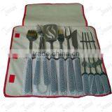 10 PCS Stainless Steel Bbq Tool Set With Wooden Handle thumbnail-1