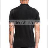 OEM PARTIAL FRONT BUTTON AND ZIP PLACKET POLO TWIN TIPPED POLO SHIRT FOR MEN thumbnail-3