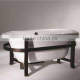 150cm Skirt Panel Massage Bathtub With Carving Square Shape B25515W-1WT1 thumbnail-3